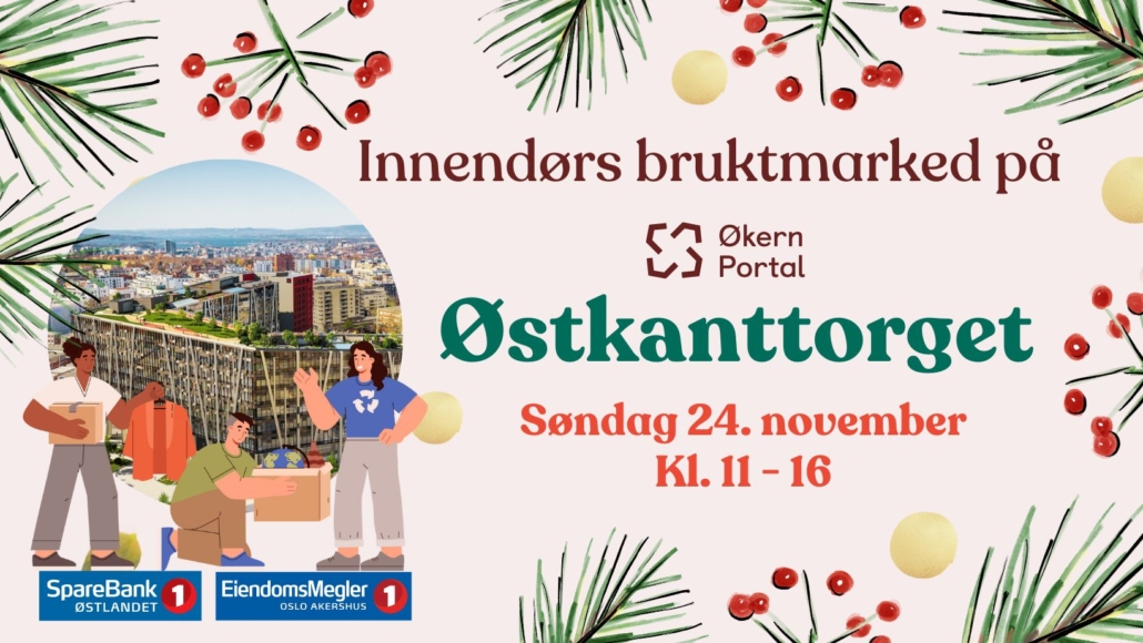 Velkommen til innendørs bruktmarked på Økern Portal - 24. november 2024
